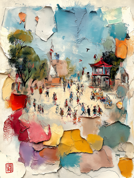 Beach Bandstand Notecards and Wall Art